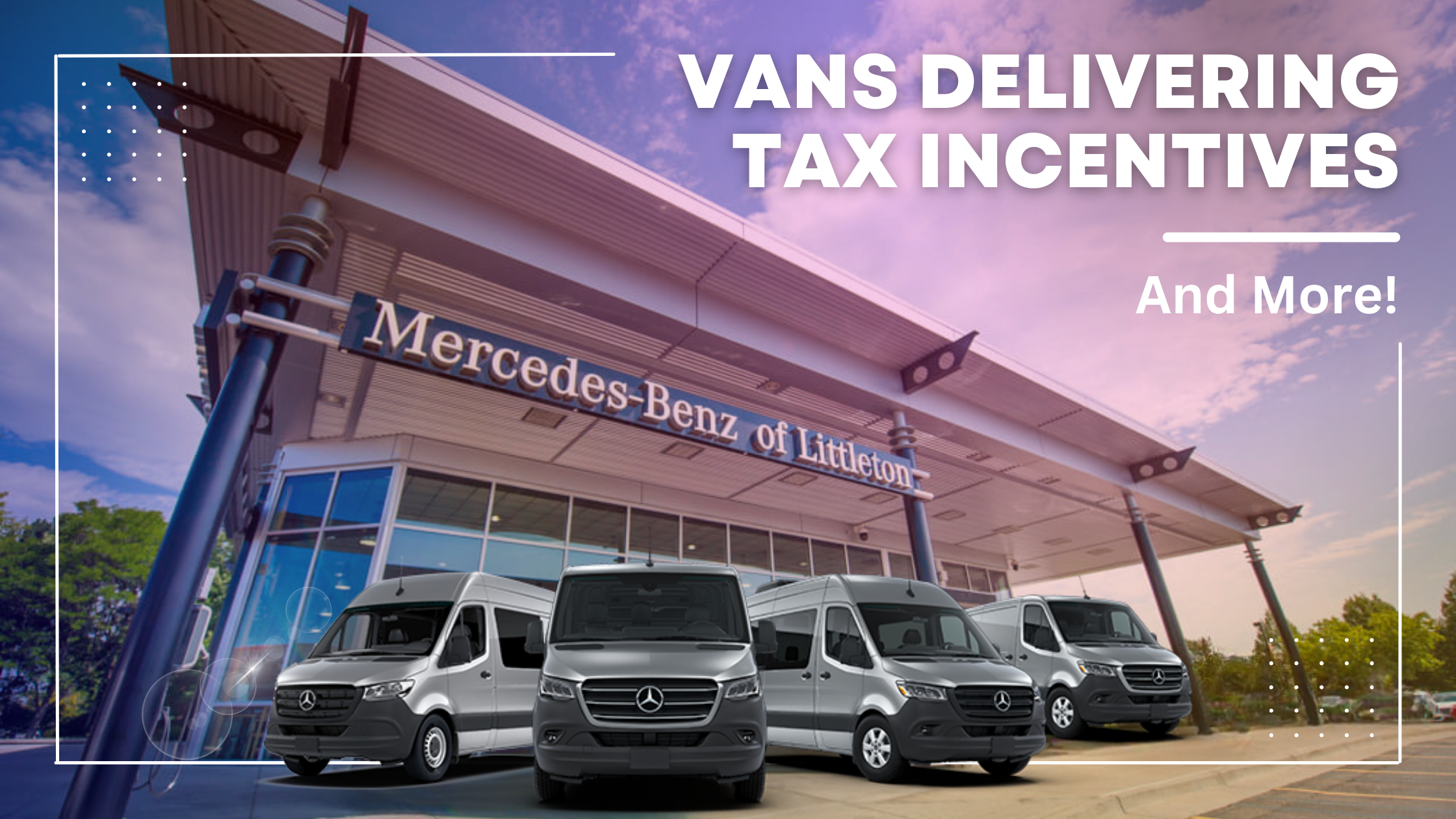 Mercedes-Benz vans that qualify for 179 tax credit
