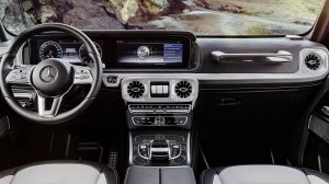 Meet the brand new interior of the 2019 Mercedes-Benz G-Class, or, as we call it, the Mercedes-Benz G-Wagon.