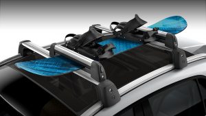 Mercedes-Benz ski and snowboard rack
