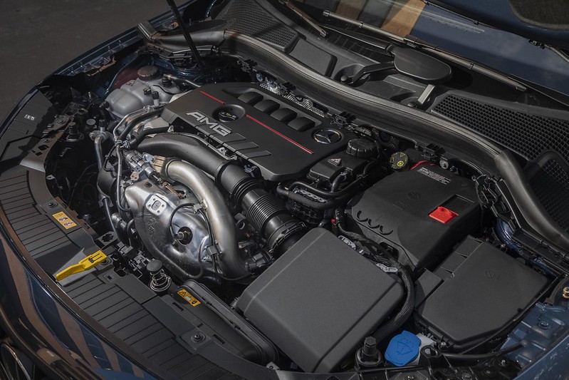2021 AMG GLA engine on display, should you get a Mercedes extended warranty? 