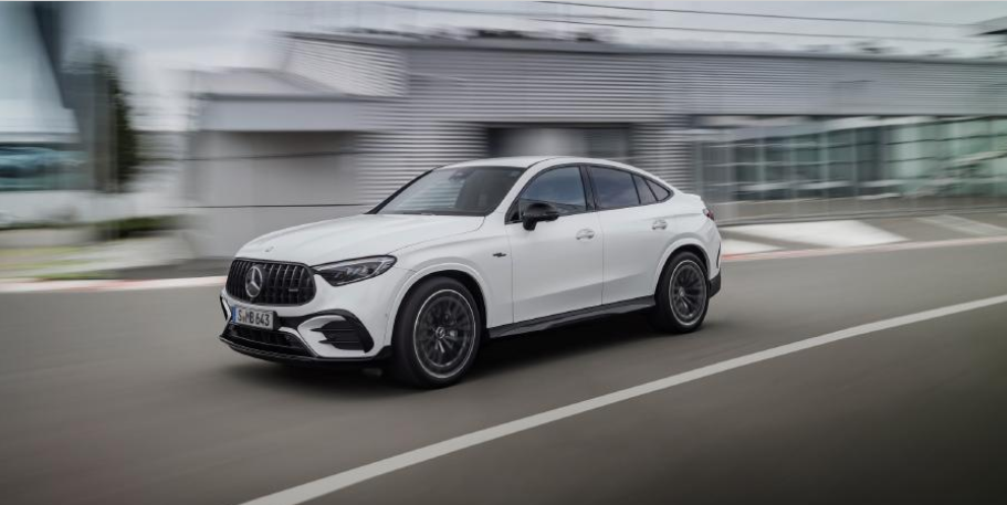 Mercedes AMG GLC Coupe in White