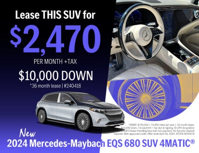 2024 Mercedes-Maybach EQS 680 4MATIC®